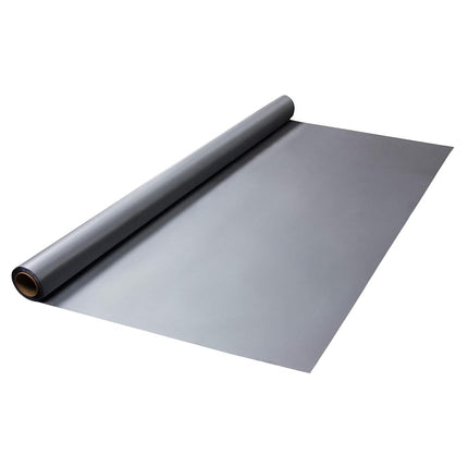 Party Essentials Plastic Banquet Table Roll, 40" x 100', Silver