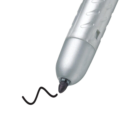 BIC PMR11BK Marcador permanente retráctil para marcar, punta fina, negro, docena