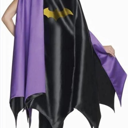 Rubies 36446 Dc Superheroes Deluxe Batgirl Cape Costume Accessory, As Shown, One Size