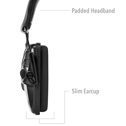 Howard Leight by Honeywell Impact Sport Sound Amplification Electronic Earmuff, Black