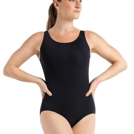 Capezio Women's Tank Leotard, Black, Large