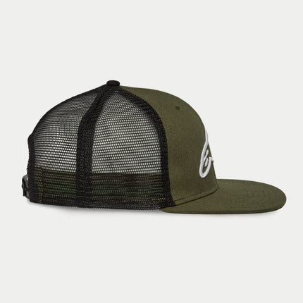 Alpinestars Men's Flatbill Corp Trucker Hat Snap Back
