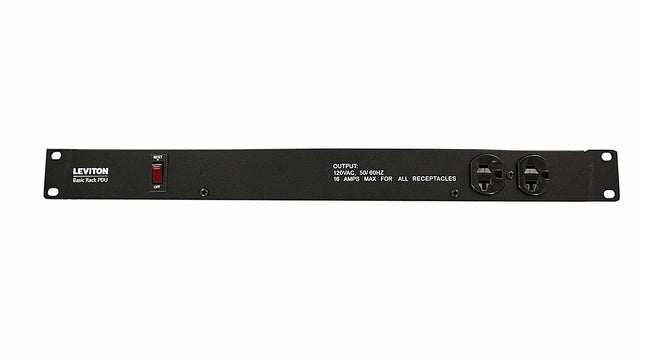 Leviton 4520-15S Horizontal Rack Mount Power Distr