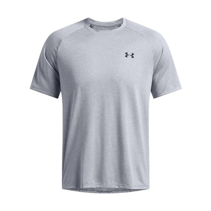 Under Armour - Mens UA Tech 20 SS T-Shirt, Large x Tall, Steel Light Heather/Black