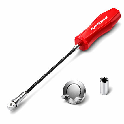 Powerbuilt Magnetic Oil Drain Plug Remover Tool, F