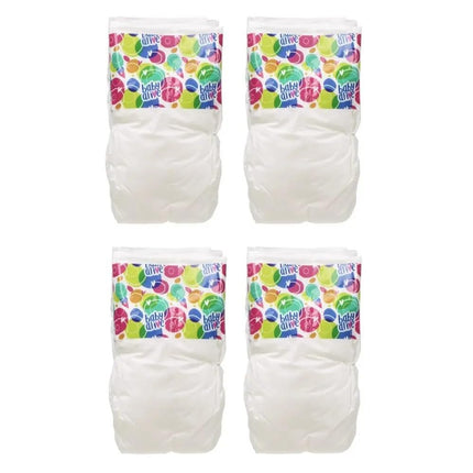 Baby Alive Doll Nappy Refill, Includes 4 Nappies, Toys Accessories, for Children Aged 3 Years and Up