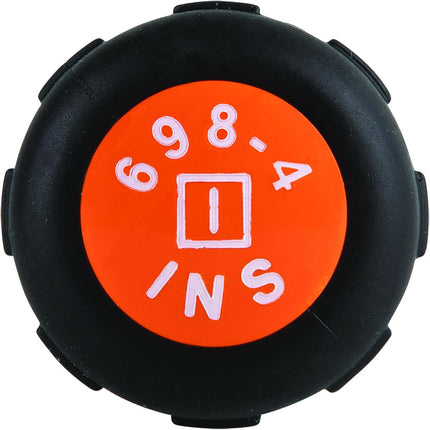 Klein Tools 6984INS Insulated Screwdriver, 1000V Slim Profile Tip, #1 Square with 4-Inch Shank, Cushion-Grip Handle