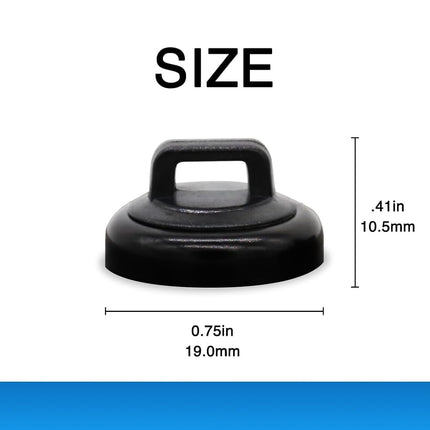 Mag Daddy Magnetic Cable Tie Mount - Small (10, Black)