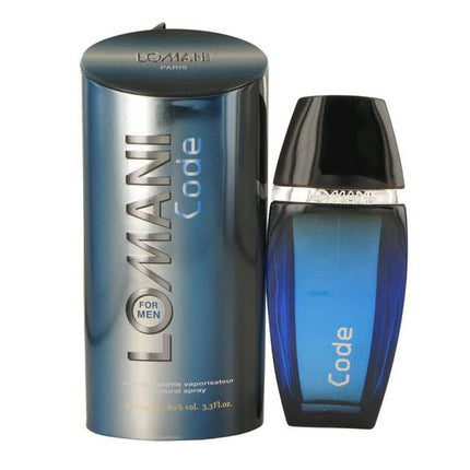Lomani Code Eau de Toilette Spray for Men, 100 ml
