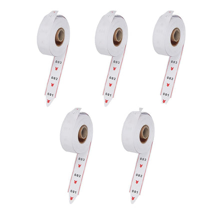 White Take A Number Tickets Queue Tape for K-T Que