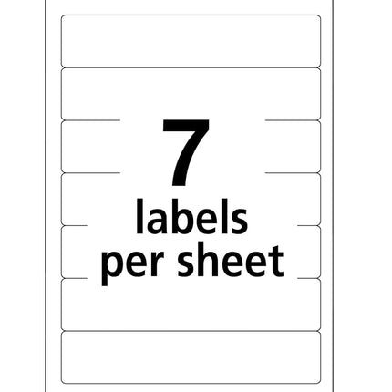 Avery File Folder Labels on 4" x 6" Sheets, Permanent Adhesive, Assorted Colors, 2/3" x 3-7/16", 4,536 Labels, Pack of 18 (5215)