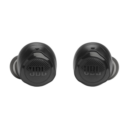 JBL Quantum TWS AIR - Écouteurs gaming True Wireless avec technologie Smart Ambient, dongle USB-C 2,4 GHz à faible latence ou Bluetooth, 4 microphones beamforming (Noir)