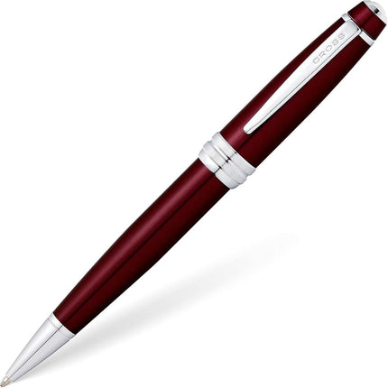 Cross Bailey Ballpoint Pen - Twist Mechanism - Black Ink - Line Width M - Red Lacquer