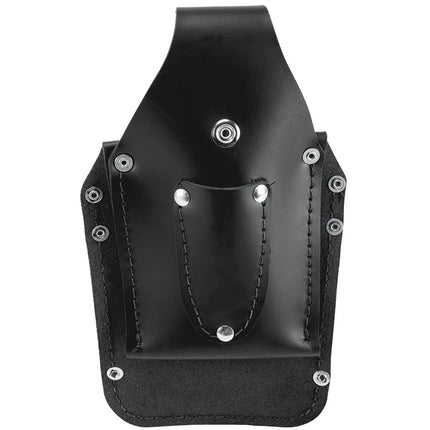 Klein Tools 5481 Tool Pouch, Back Pocket Electrician Tool Pouch made of Double Stitched and Riveted Leather, 6-Pocket, 5.75 x 2.5 x 10-Inch
