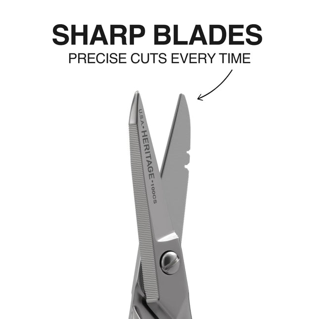 Klein Tools 100CS Serrated Electrician Scissors with Stripping Notches