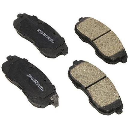 Bosch BC815B QuietCast Premium Ceramic Disc Brake Pad Set For Nissan: 2013 Altima, 2009-2011 Cube, 2002-2003 Maxima, 2013-2017 Sentra; Front