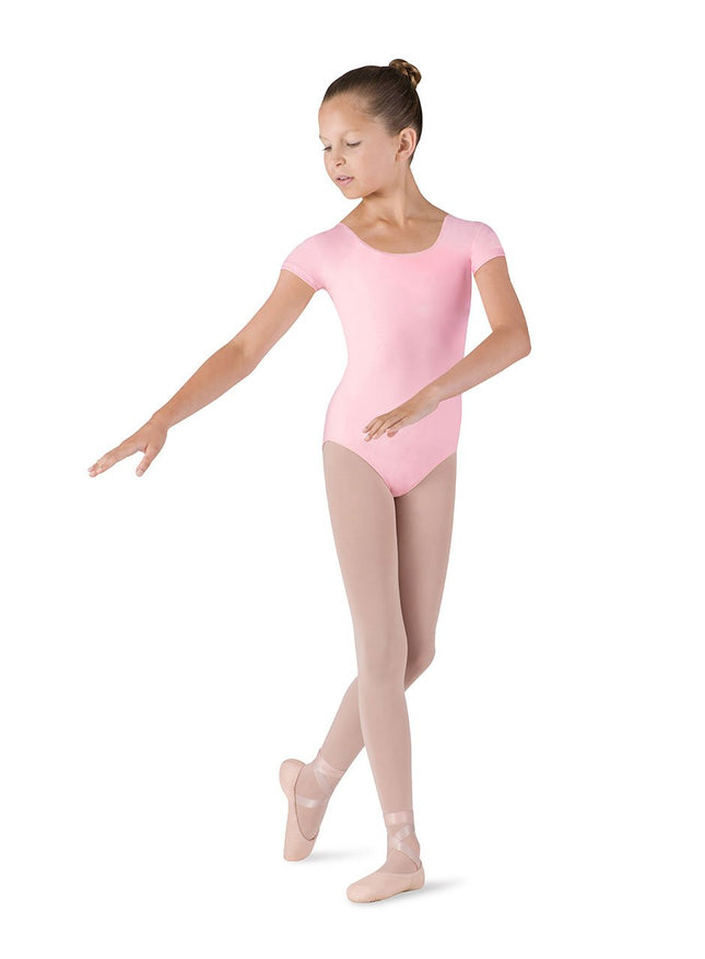 Bloch Dance Girls Dujour Microlux Short Sleeve Leo