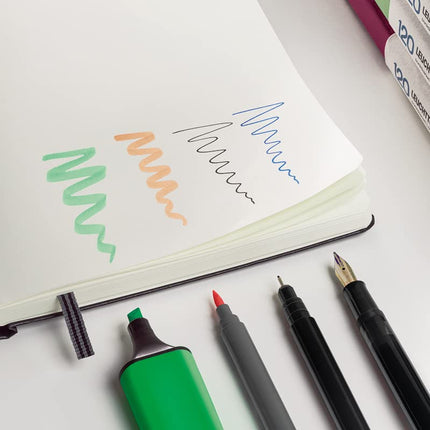120g Edition Notebook (A5), 203 pages, Dotted, Black