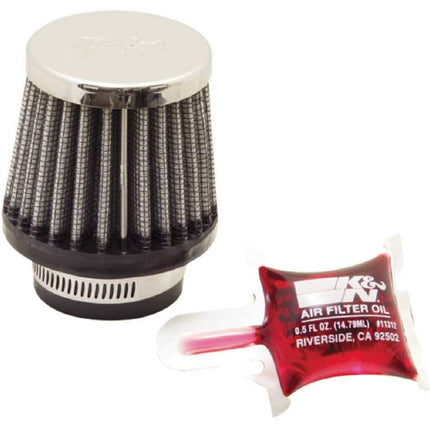 K&N RC-0790 Car and Motorcycle Universal Chrome Filter