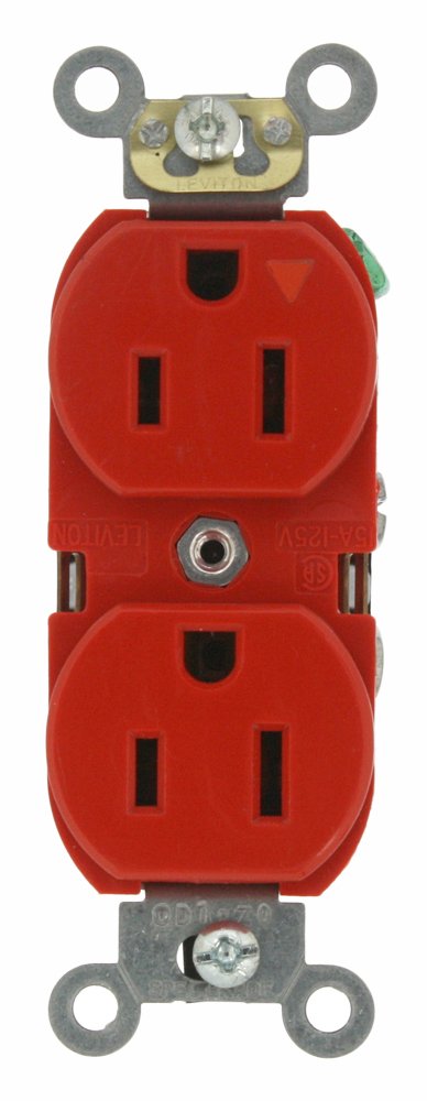 Leviton 5262-IGR 15-Amp, 125 Volt, Industrial Seri