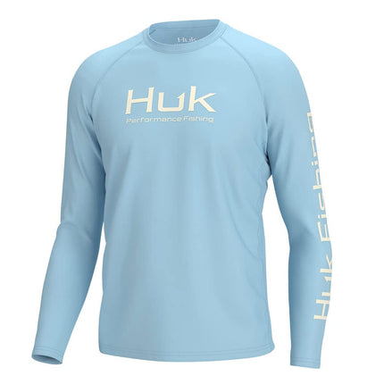 HUK Men's Pursuit Vented Long Sleeve, 30 UPF Fishi
