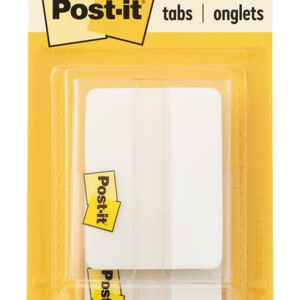 Post-it Pestañas, 5 cm, Sólido, Blanco, 25 Pestañas/Dispensador Portátil, 2 Dispensadores/Paquete (686F-50WH) (Paquete de 2)