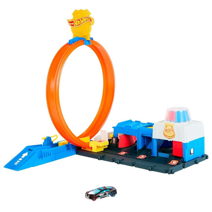 Hot Wheels City Super Police Station Playset & Toy Car