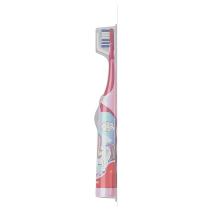 Colgate Kids Battery Powered Toothbrush, Unicorn, Extra Soft Toothbrush, Ages 3 and Up, 1 Pack