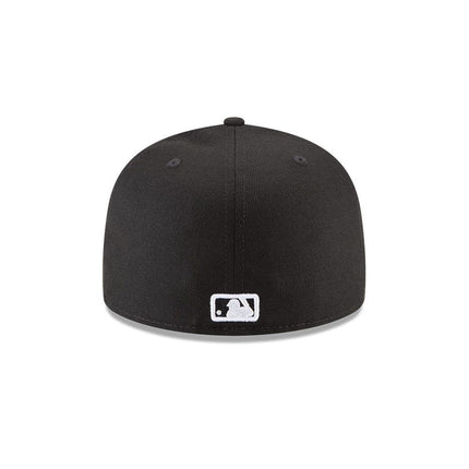 New Era x MLB Men's Los Angeles Dodgers Basic 56Fifty Fitted Hat Black/White-7