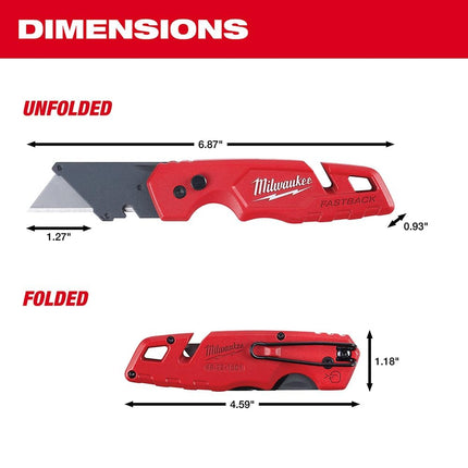 KNIFE UTILITY FOLDING FLIP MILWAUKEE