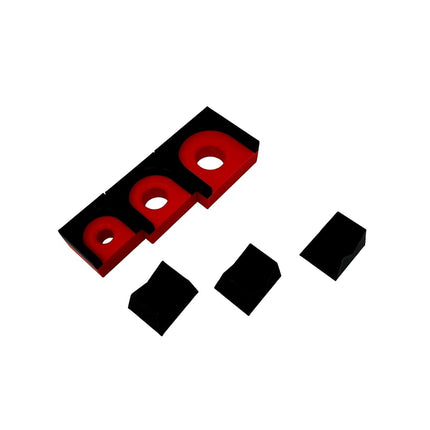 3D Tool Trays MagAttach Ratchet Organizer Kit (3 Piece Set (2-Pack), Red/Black)