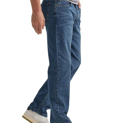 Wrangler Authentics Men's Regular Fit Comfort Flex Waist Jean, Blue Ocean, 29W x 32L