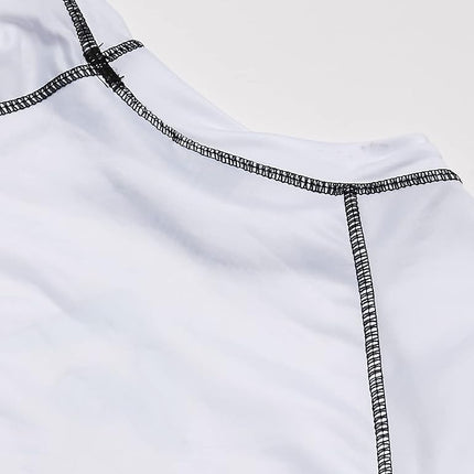 Kanu Surf - Tee-shirt anti-UV de protection solaire UPF 50+ Flex pour petits garçons, blanc, 3T
