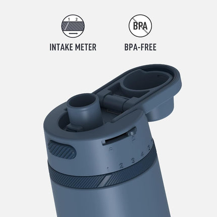 THERMOS ALTA Series by Stainless Steel Hydration Bottle, 24 Ounce, Slate