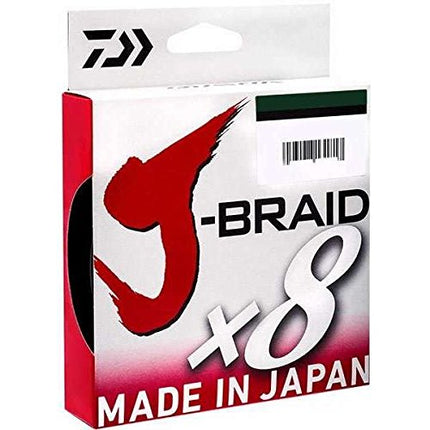 J-BRAIDX8, Filler Spool, Dark Green, Mono Dia.= 12lb.