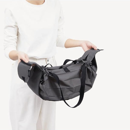Shupatto Foldable Shopping Bag, Large, Sumi (Charcoal)
