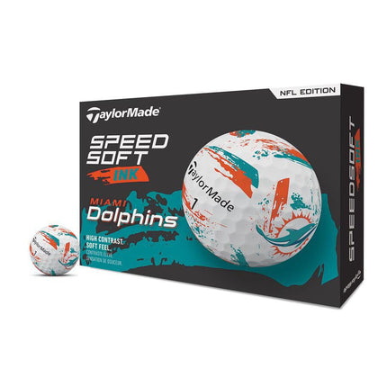 TaylorMade Golf Speed Soft Ink NFL Miami Dolphins 