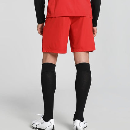 PUMA Men's Shorts, Puma Red-puma White, XXL