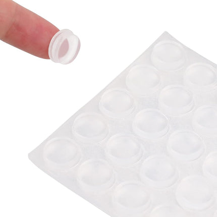 Amazon Basics 300 Piece Clear Self-Adhesive Rubber Bumpers Pads, 17.5 x 11.4 x 1.52 cm
