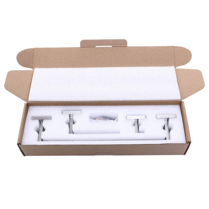 TASTOS 3-Piece Bathroom Hardware Set Brushed Nickel