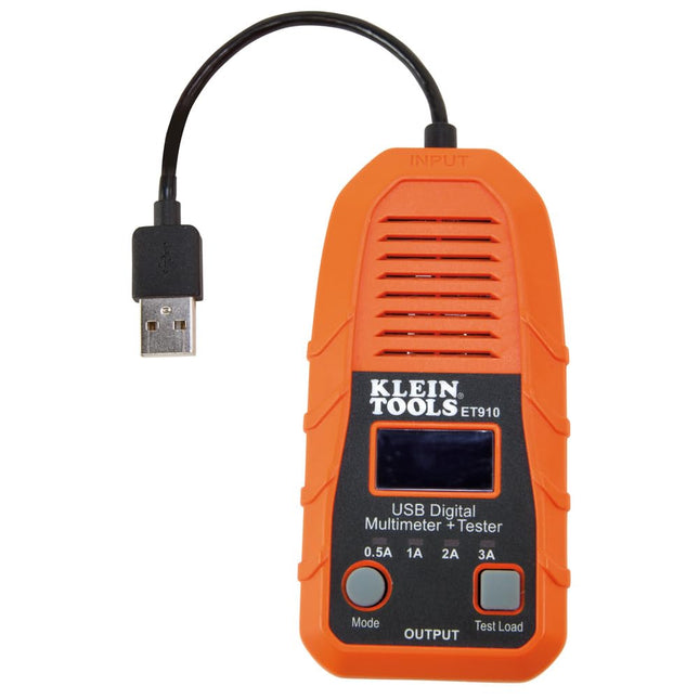 Klein Tools ET910 USB Power Meter and Tester, USB-