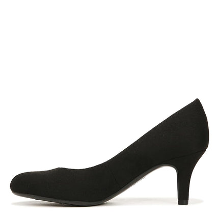 LifeStride Women's Parigi Pump, Black Fabric, 9.5 Wide