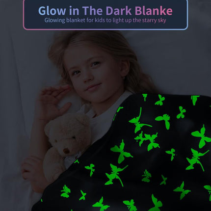 Butterfly Blanket for Women/Girls, Butterfly Gifts for Women Adults, Cute Blankets for Teen Girls, Personalized Blankets for Adults/Kids,Soft Fleece Blanket and Throw,Birthday 50"x 60"