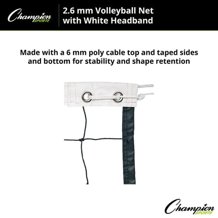 Mallas de voleibol trenzadas Champion Sports