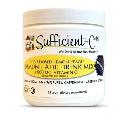 Sufficient-C - High Dose Vitamin C Lemon Peach Imm