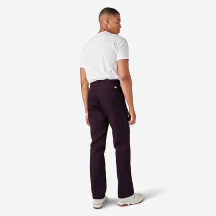 Dickies Men's Original 874 Work Pants, Maroon, 38W x 30L