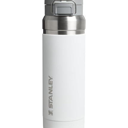 Stanley Quick Flip GO Water Bottle 36 oz | Push Button Lid | Leakproof and Packable for Travel and Sports | Insulated Stainless Steel | BPA-Free | Frost