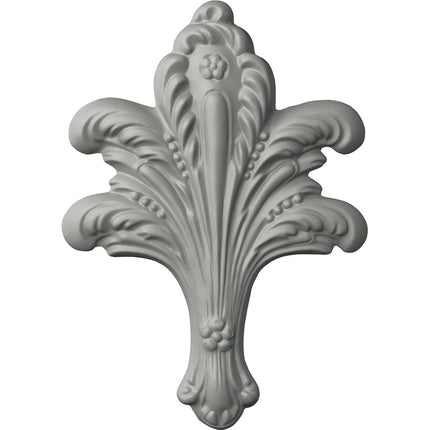 Ekena Millwork ONL06X08X01LF 6 1/4" W x 8 H x 3/4" P Leaf Bundle Onlay, Primed