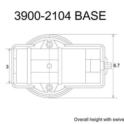 HHIP 3900-2104 Pro-Series Angle Tight, Positive Lock Milling Vise with Swivel Base, 3" Jaw Width, 3" Jaw Opening (Pack of 1)