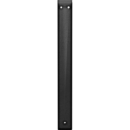Ekena Millwork BKTM02X18X18LEHSV 2"W x 18"D x 18"H Legacy Steel Bracket, Hammered Silver